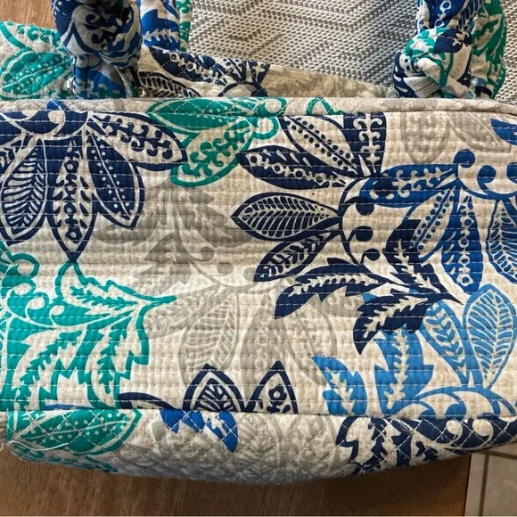 Vera Bradley Women's Cotton Santiago Tote Bag - Picture 8 of 8